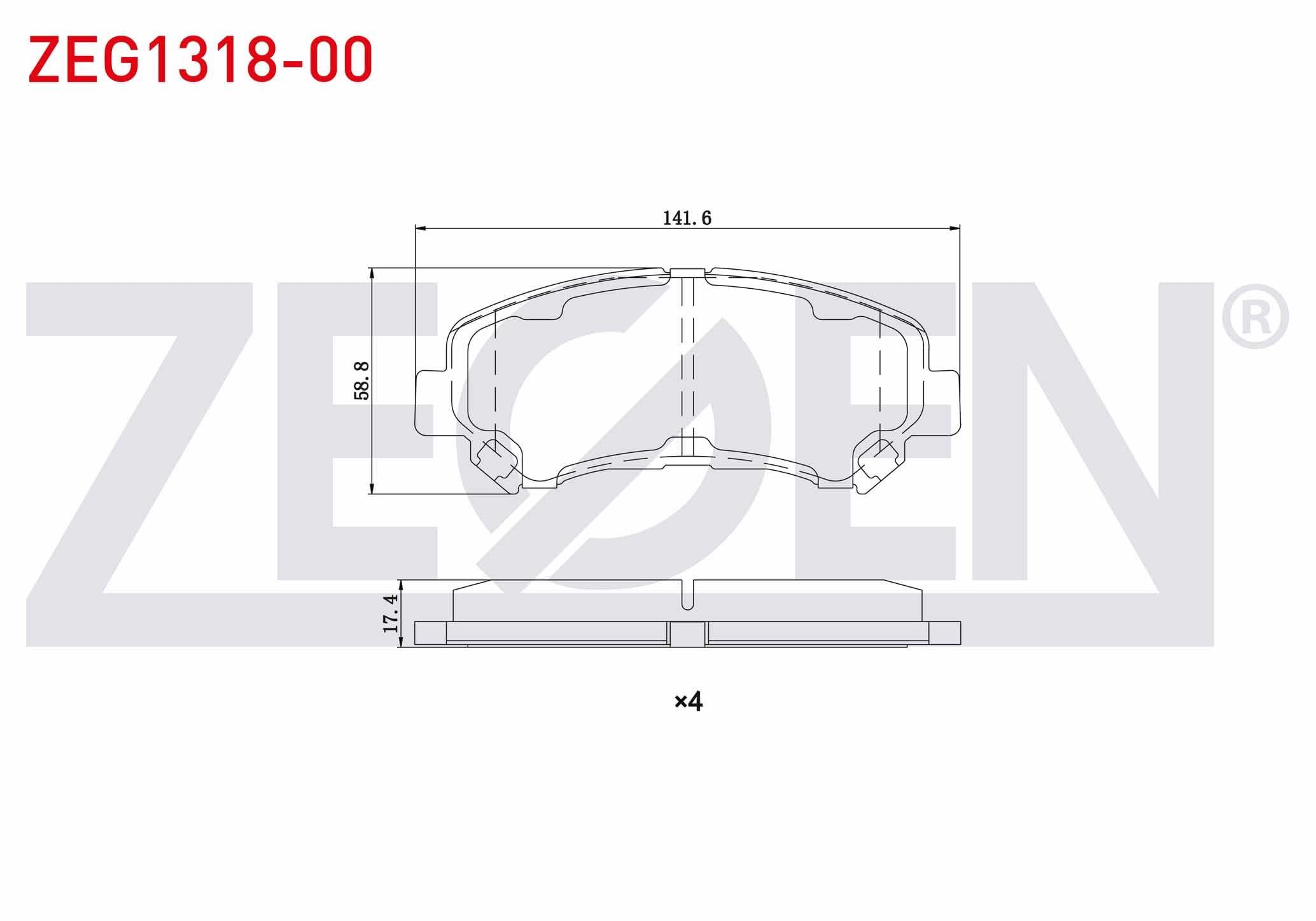 FREN BALATA ON NISSAN QASHQAI (J10) 1.5 DCI 2007-2014/X-TRAIL (T31) 2.0 DCI 2007-2013/X-TRAIL (T31) 2.0i 2007-2013/QASHQAI (J10) 2.0 DCI 2007-2014/RENAULT KOLEOS (HY) 2.0 DCI 2008-2014