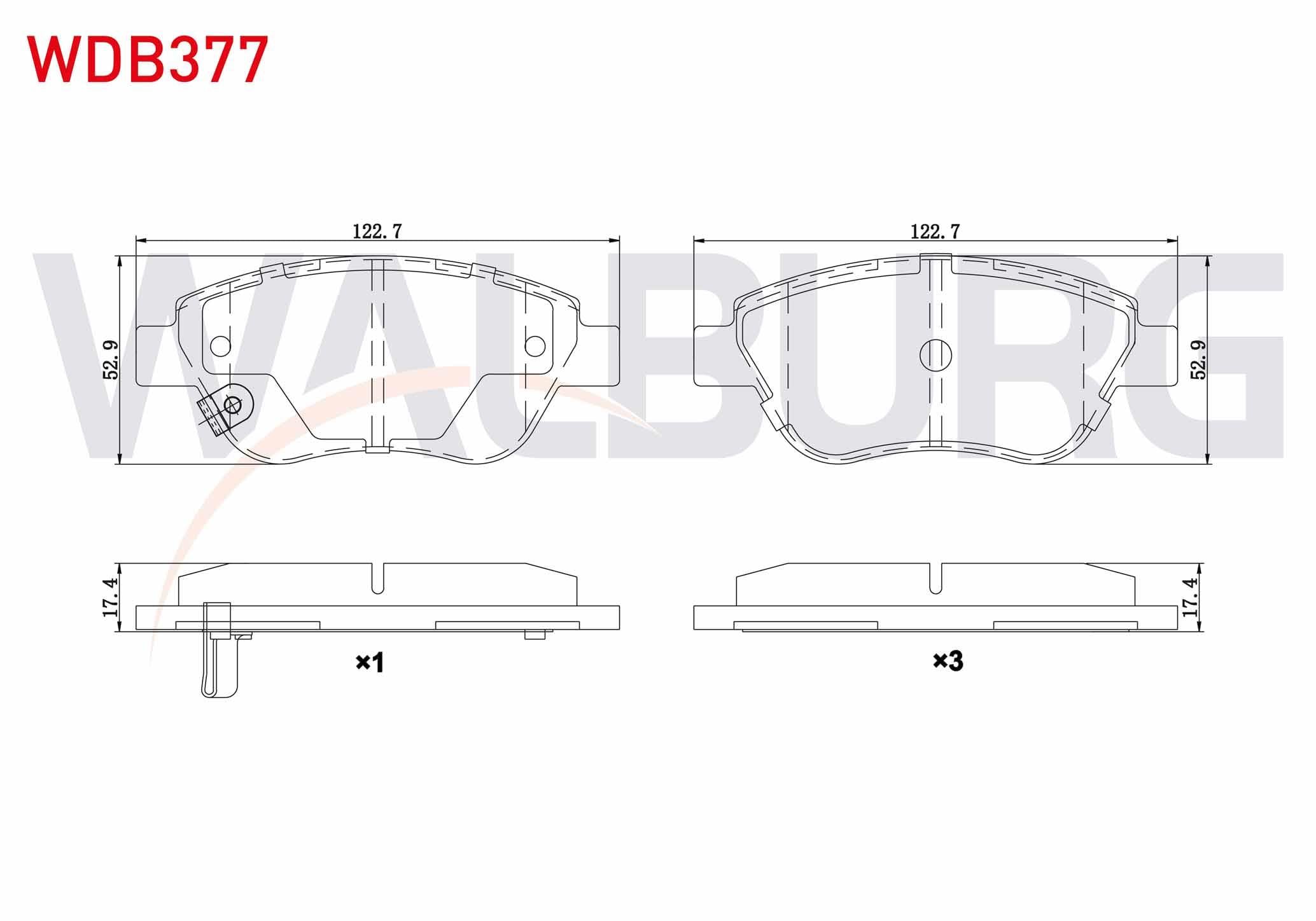 FREN BALATA ON OPEL CORSA D 1.2 2006-2014 / CORSA D 1.0 75 HP 2006-2014
