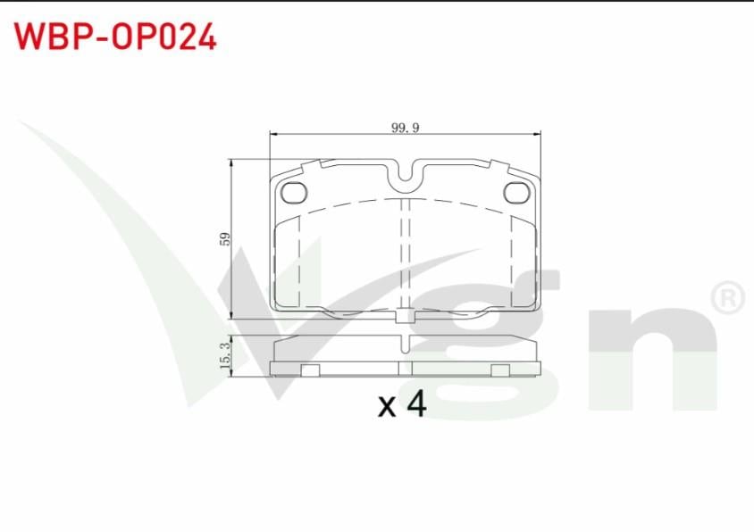FREN BALATA ON OPEL VECTRA A 1.4 1988-1995/ VECTRA A 1.6 1988-1995/ VECTRA A 1.8 1988-1995/ CORSA A 1.2 1983-1993/ CORSA A 1.4 1983-1993/ VECTRA A 1.7 D 1988-1995/ TIGRA A 1.6 16v 1994-2000