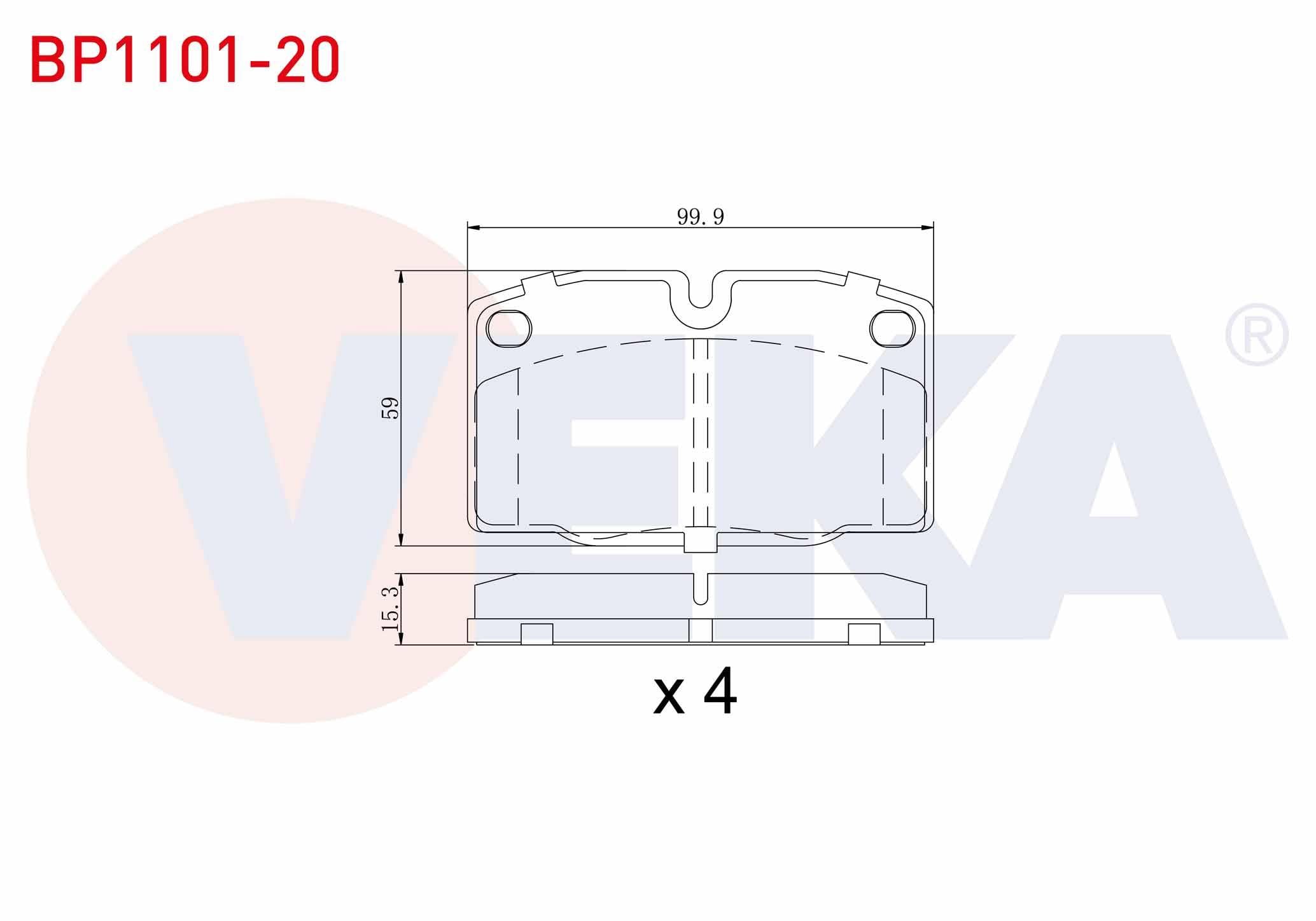 FREN BALATA ON OPEL VECTRA A 1.4 1988-1995/ VECTRA A 1.6 1988-1995/ VECTRA A 1.8 1988-1995/ CORSA A 1.2 1983-1993/ CORSA A 1.4 1983-1993/ VECTRA A 1.7 D 1988-1995/ TIGRA A 1.6 16v 1994-2000