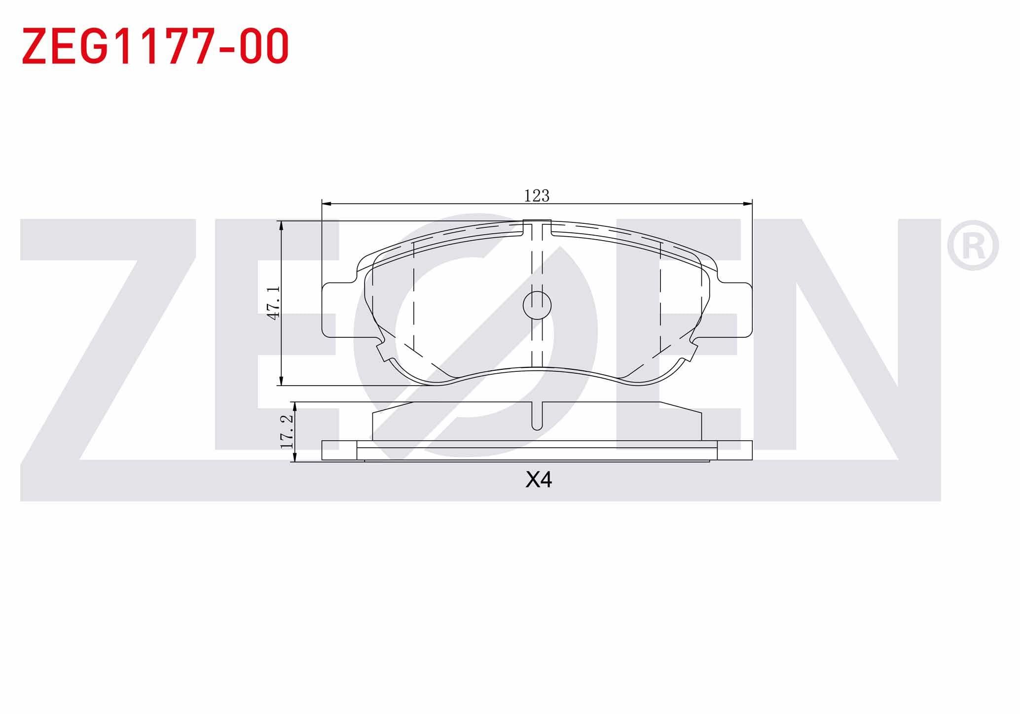 FREN BALATA ON PEUGEOT 107 1.0i 2005- / PEUGEOT 107 1.4 HDI 2005- / CITROEN C1 (PM_, PN_) 1.0 2005-2015 / CITROEN C1 (PM_, PN_) 1.4 HDI 2005-2015