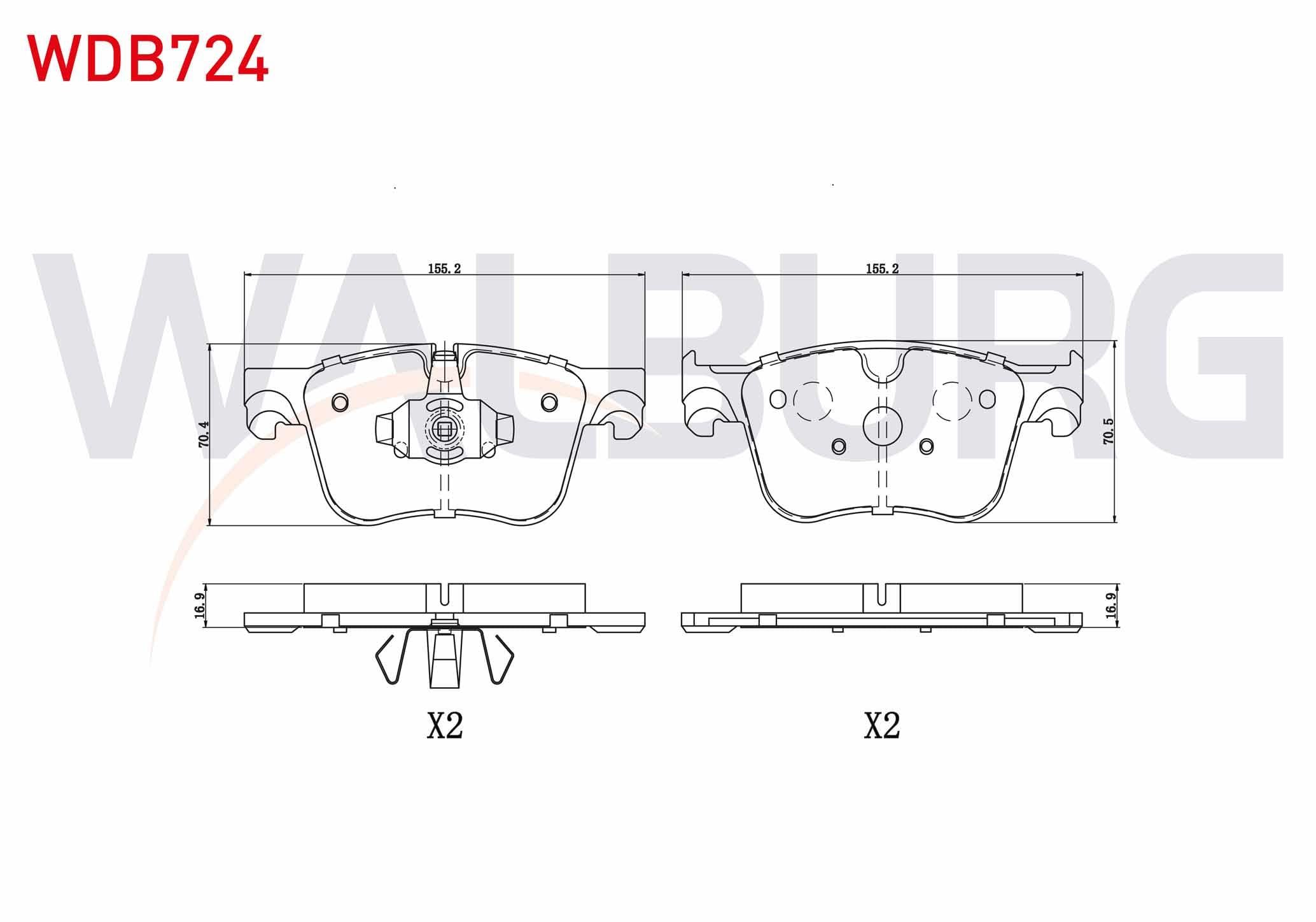 FREN BALATA ON PEUGEOT 3008 16-/ 508 II 18-/ 5008 II 16-/ PARTNER 18-/ RIFTER 19-/ TOYOTA PROACE 2019-/ CITROEN C4 PICASSO  13-/ BERLINGO 16-/ C5 AIRCROSS 18-/ OPEL GRANDLAND 17-/COMBO E 18-/DS 7 17-