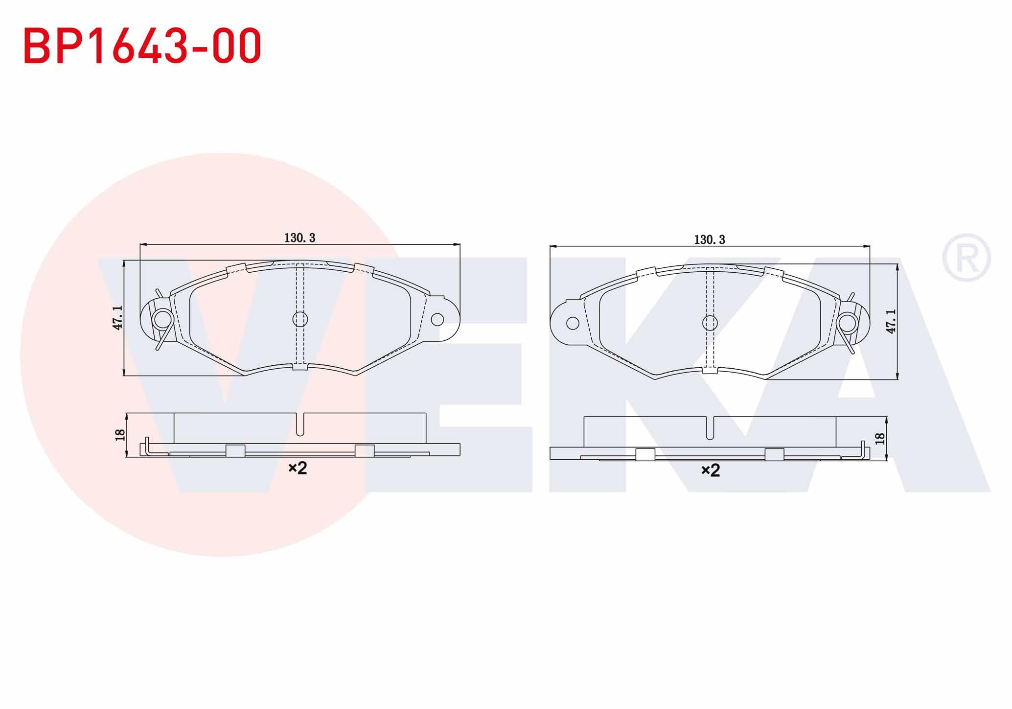 FREN BALATA ON RENAULT KANGOO (KC0/1) 1.5 DCI 1998-2008 / KANGOO (KC0/1) 1.9 D 1998-2008 / CITROEN XSARA (N1) 1.6 1997-2005