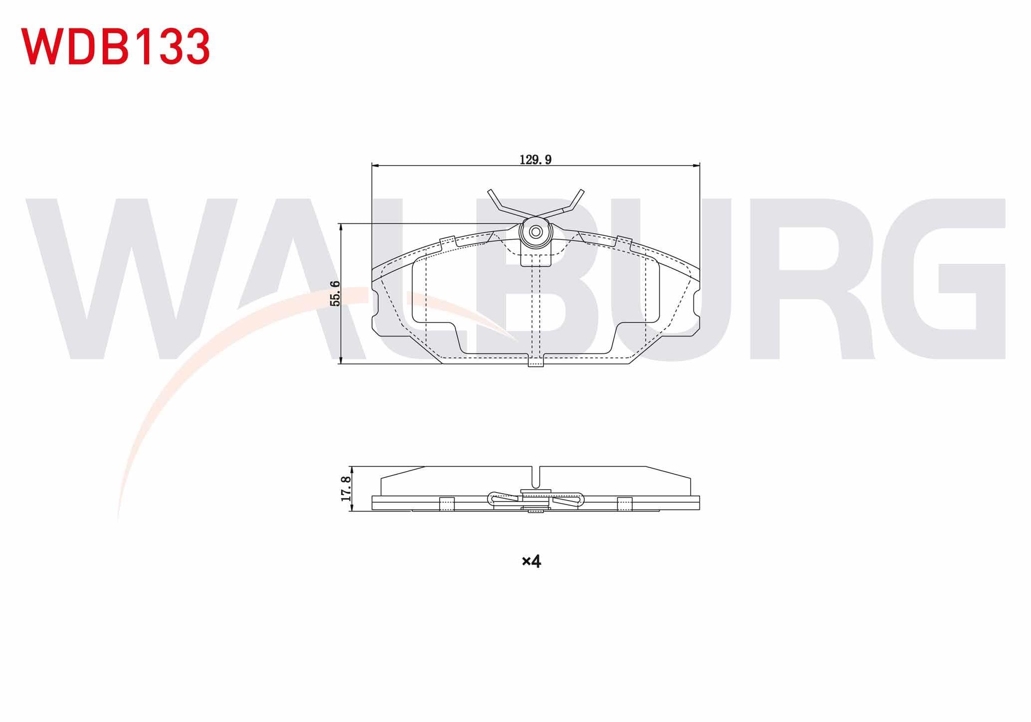 FREN BALATA ON RENAULT MEGANE I 1996-2003 / LAGUNA I 1993-2001 / SAFRANE 1992-2000 / SCENIC I 1999-2003
