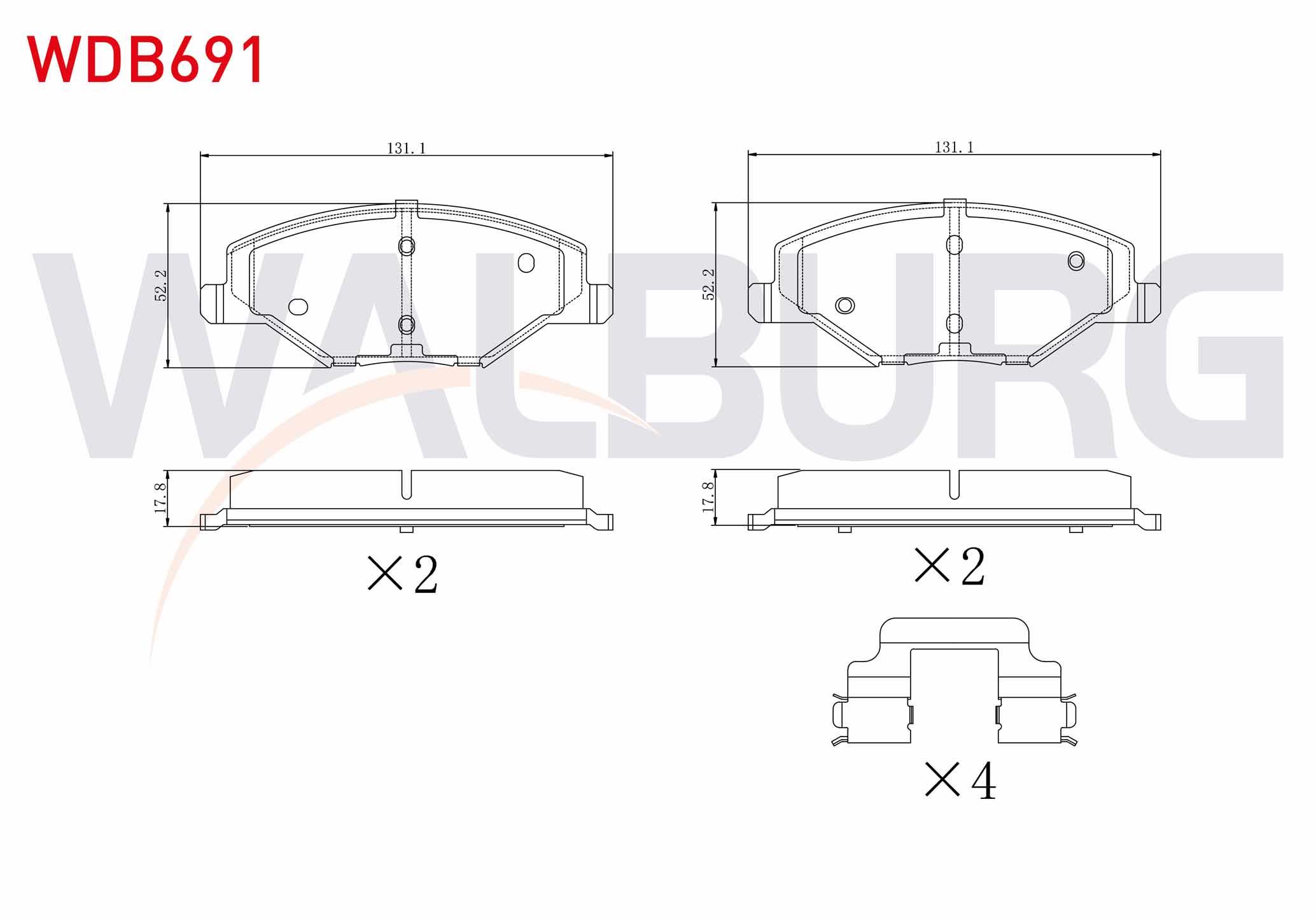 FREN BALATA ON SKODA FABIA II 1.2 2006-2015 / 1.2 TSI 2006-2015 / 1.4 2006-2015 / 1.6 2006-2015