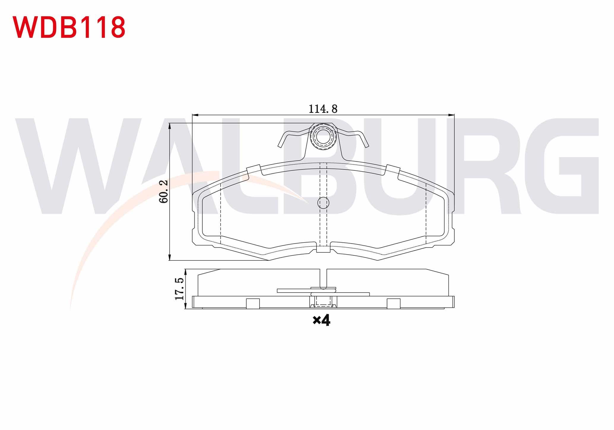 FREN BALATA ON SKODA FAVORIT 136 1.3 1989-1994 / FORMAN 1.3 1990-1994 / FAVORIT PICK UP 1.3 1992-1997/ FORD SIERRA (GBC) 1.6 1982-1987