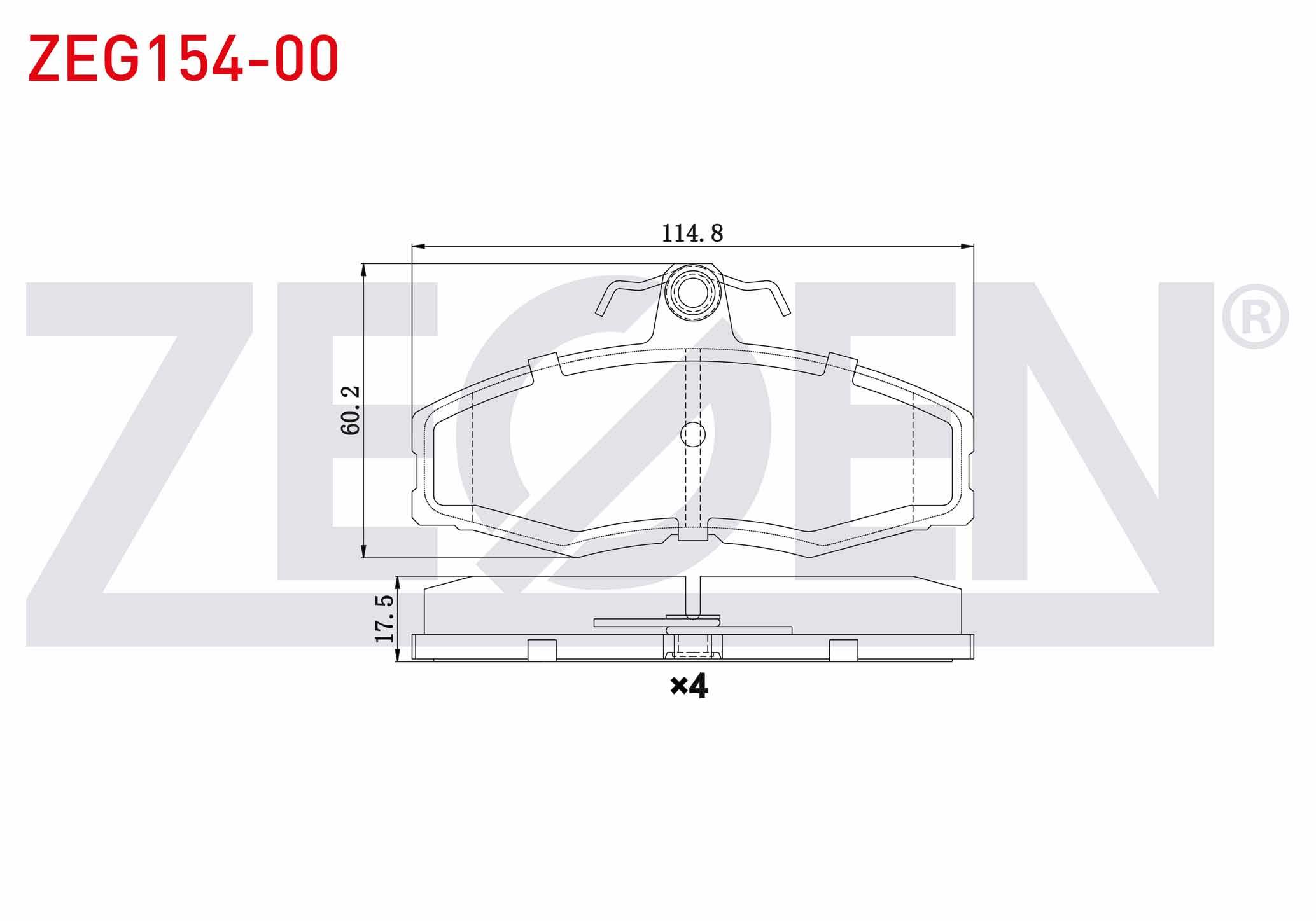 FREN BALATA ON SKODA FAVORIT 136 1.3 1989-1994 / FORMAN 1.3 1990-1994 / FAVORIT PICK UP 1.3 1992-1997/ FORD SIERRA (GBC) 1.6 1982-1987