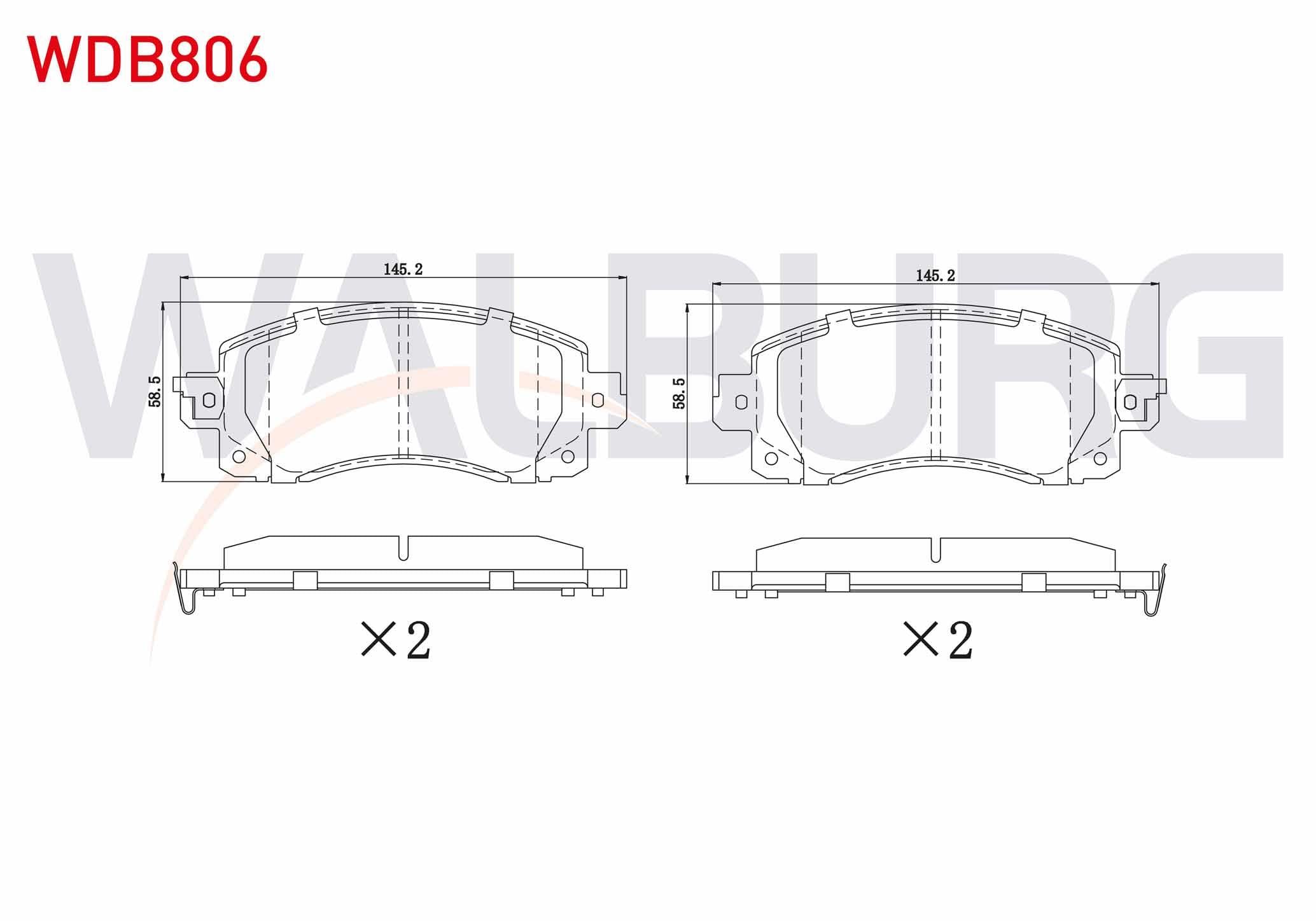 FREN BALATA ON SUBARU XV 1.6i 2017- / FORESTER 2.0 2018-