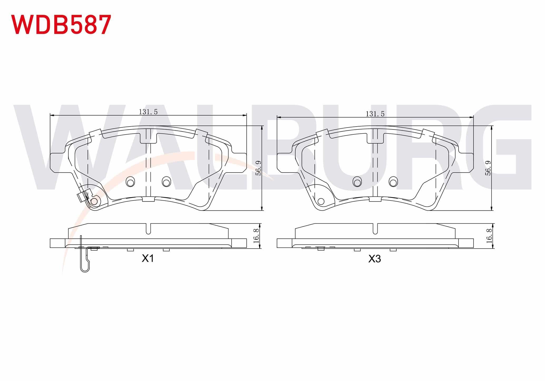 FREN BALATA ON SUZUKI SX4 (GY) 1.5 VVT-I 2006-2013 / SX4 (GY) 1.6 4X4 2006-2013 / FIAT SEDICI 1.6 16v 2006-