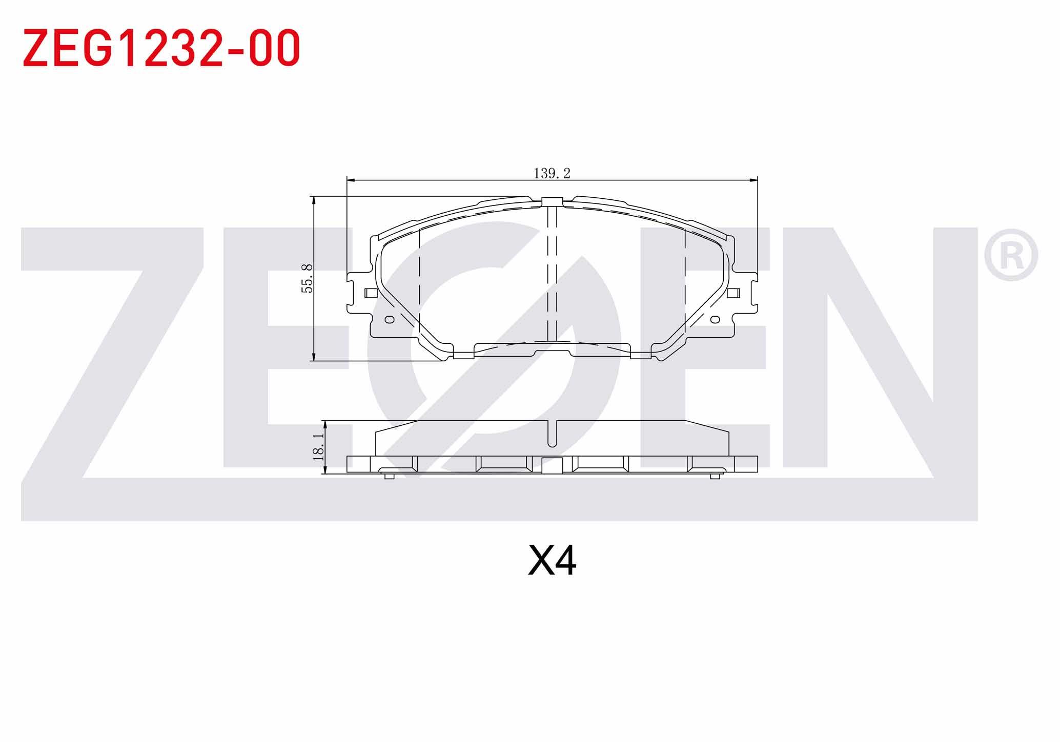 FREN BALATA ON TOYOTA COROLLA (E15_) 1.6 VVT-I 2007-2012 / AURIS (ZRE15) 1.6 VVT-I 2007-2012