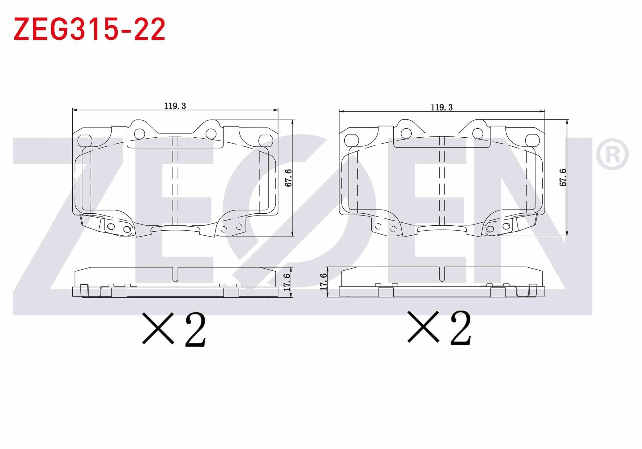 FREN BALATA ON TOYOTA HI-LUX PICK UP 2.5 D 2005-2011 / HI-LUX PICK UP 2.5 D-4D 2005-2011 / HI-LUX PICK UP 3.0 D-4D 2005-2011