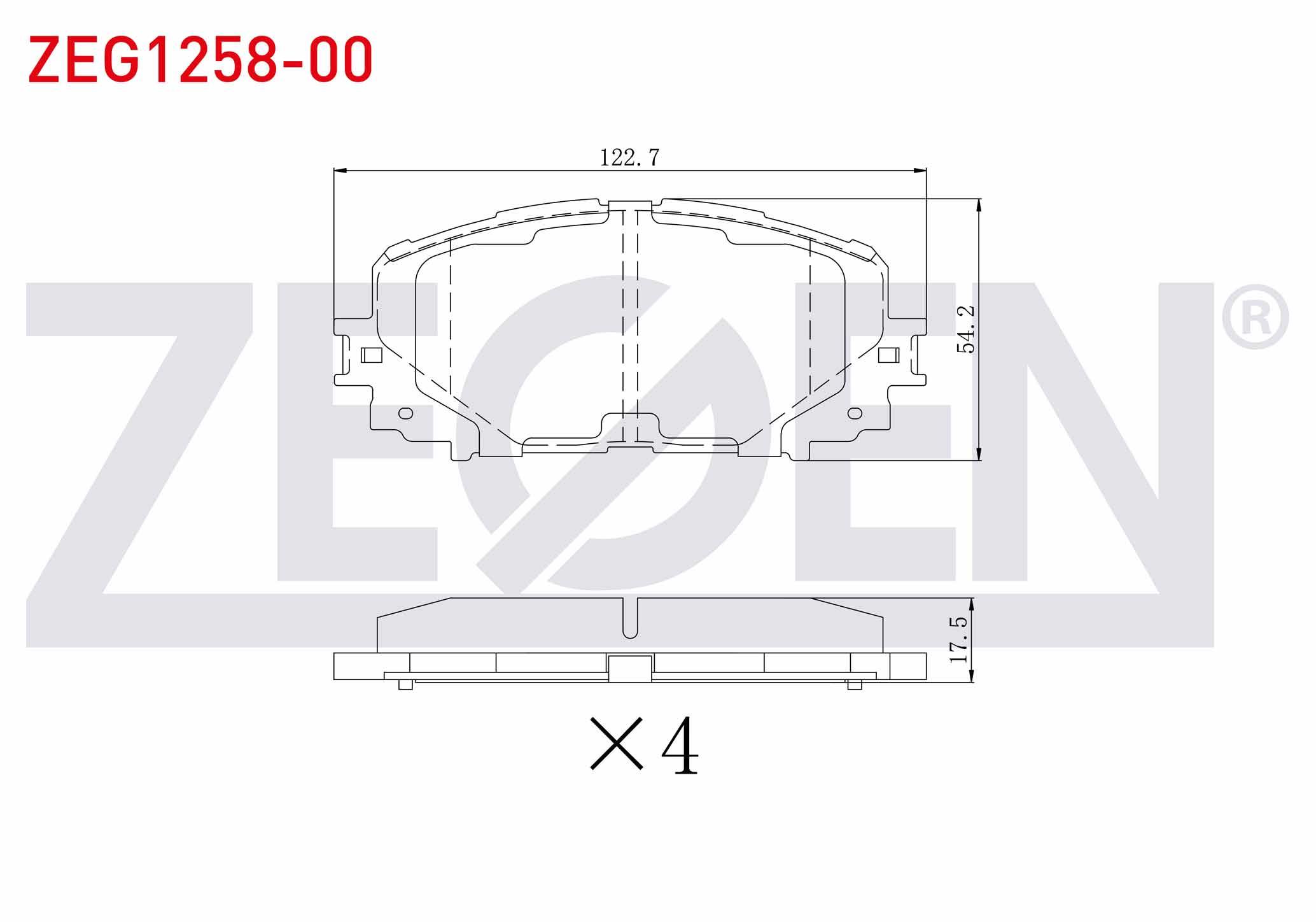 FREN BALATA ON TOYOTA YARIS (P9) 1.0 VVT-I 2006-2010 / YARIS (P9) 1.3 VVT-I 2006-2010 / YARIS (P9) 1.33 VVT-I 2006-2010 / YARIS (P9) 1.4 D-4D 2006-2010