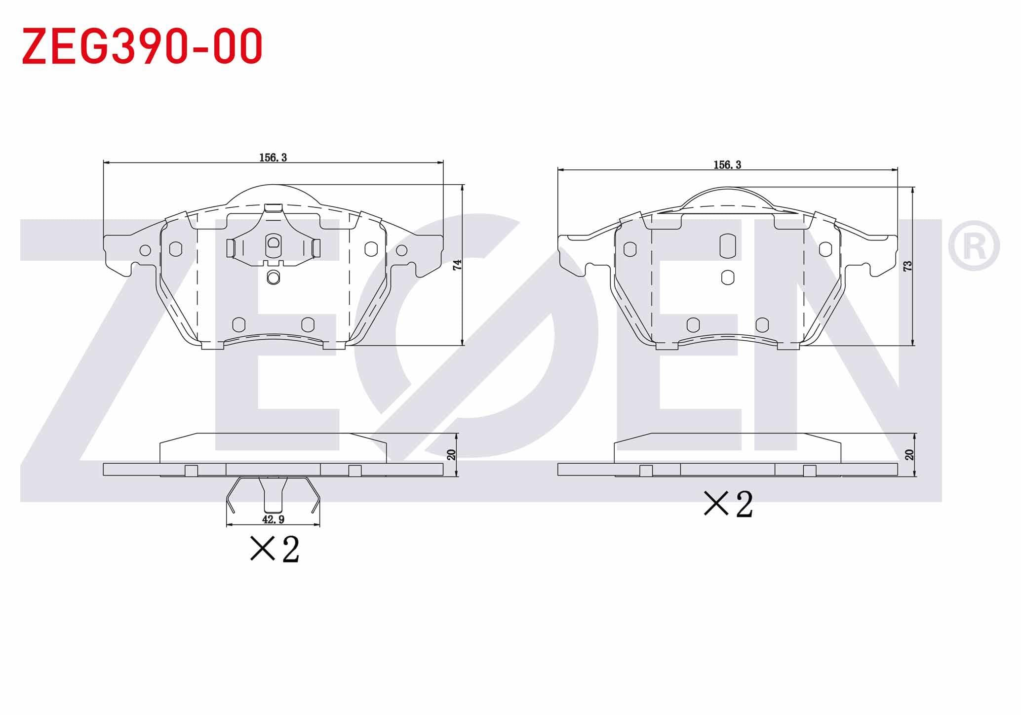 FREN BALATA ON VOLKSWAGEN SHARAN (7M8,7M9,7M6) 1.8 T 1995-2010 / SHARAN (7M8,7M9,7M6) 1.9 TDI 1995-2010