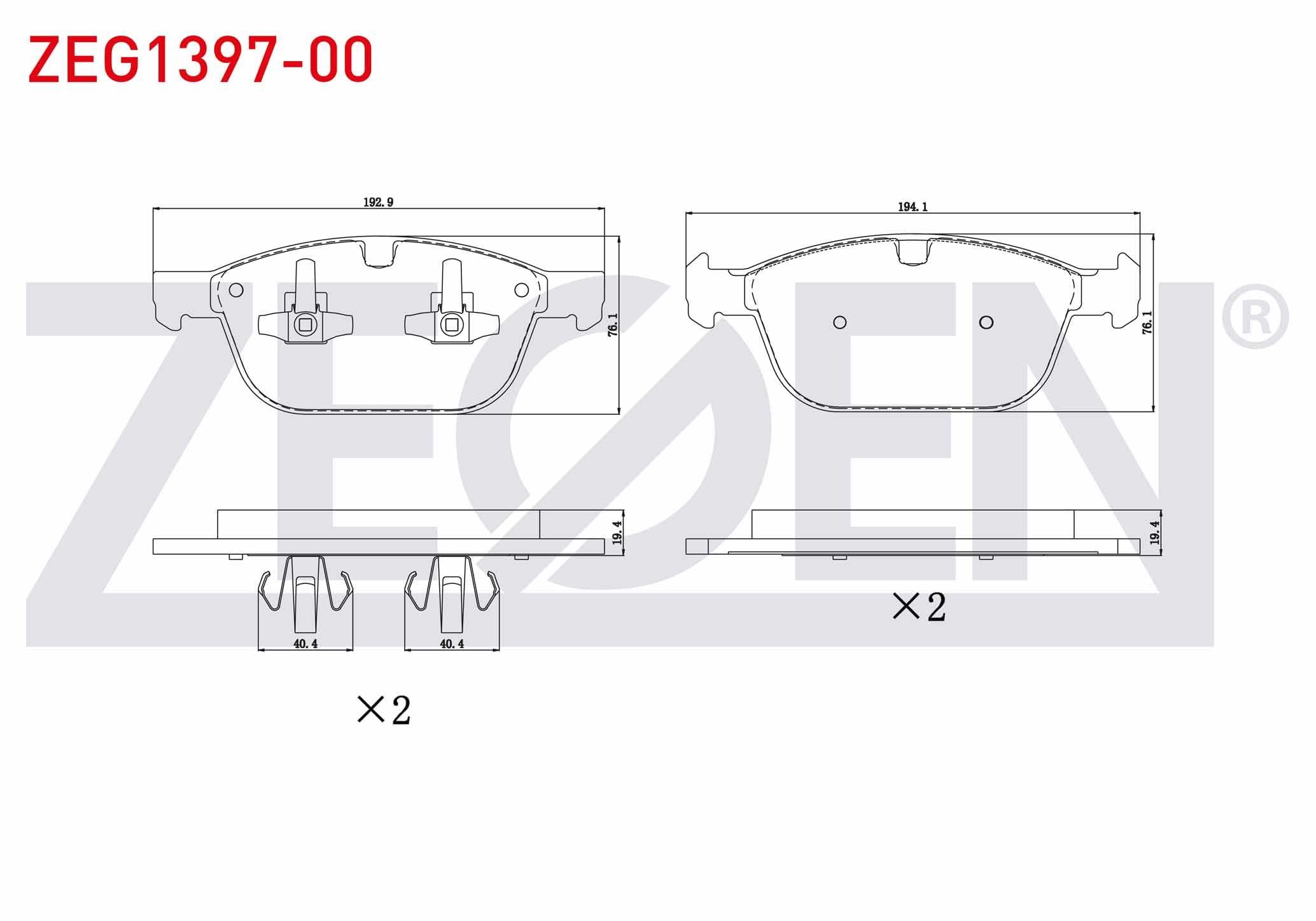 FREN BALATA ON VOLVO XC60 D3 2008- / XC60 2.4 D 2008- / XC60 D5 2008- / XC60 T6 2008- / XC60 2.0 T 2008-