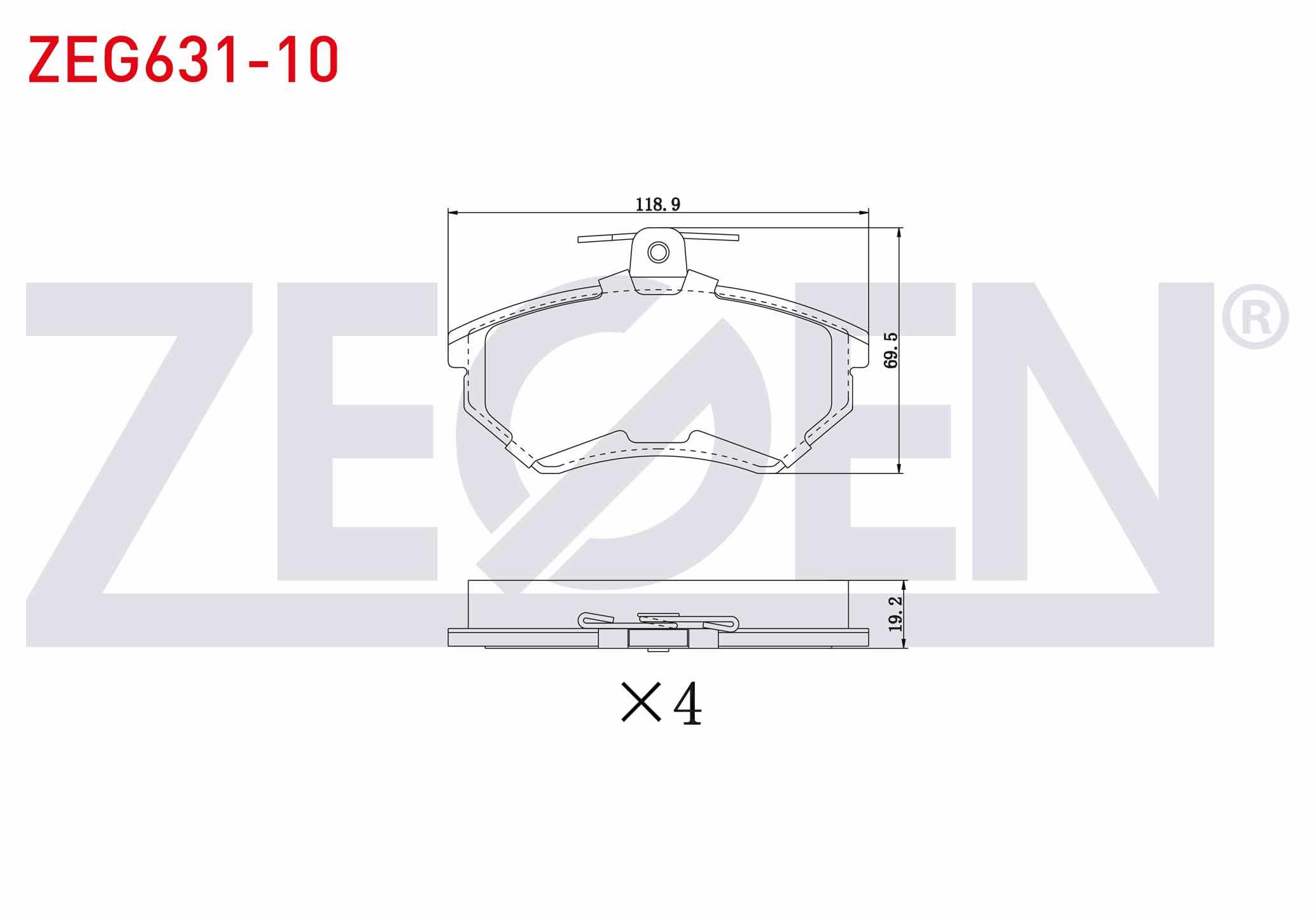 FREN BALATA ON VW PASSAT 1.6 1996-2000/ PASSAT 1.9 TDI 1996-2000/ PASSAT 1.8 T 1996-2000/ AUDI A4 1.6 1994-2001/ A4 1.8 1994-2001/ A4 1.9 TDI 1994-2001/