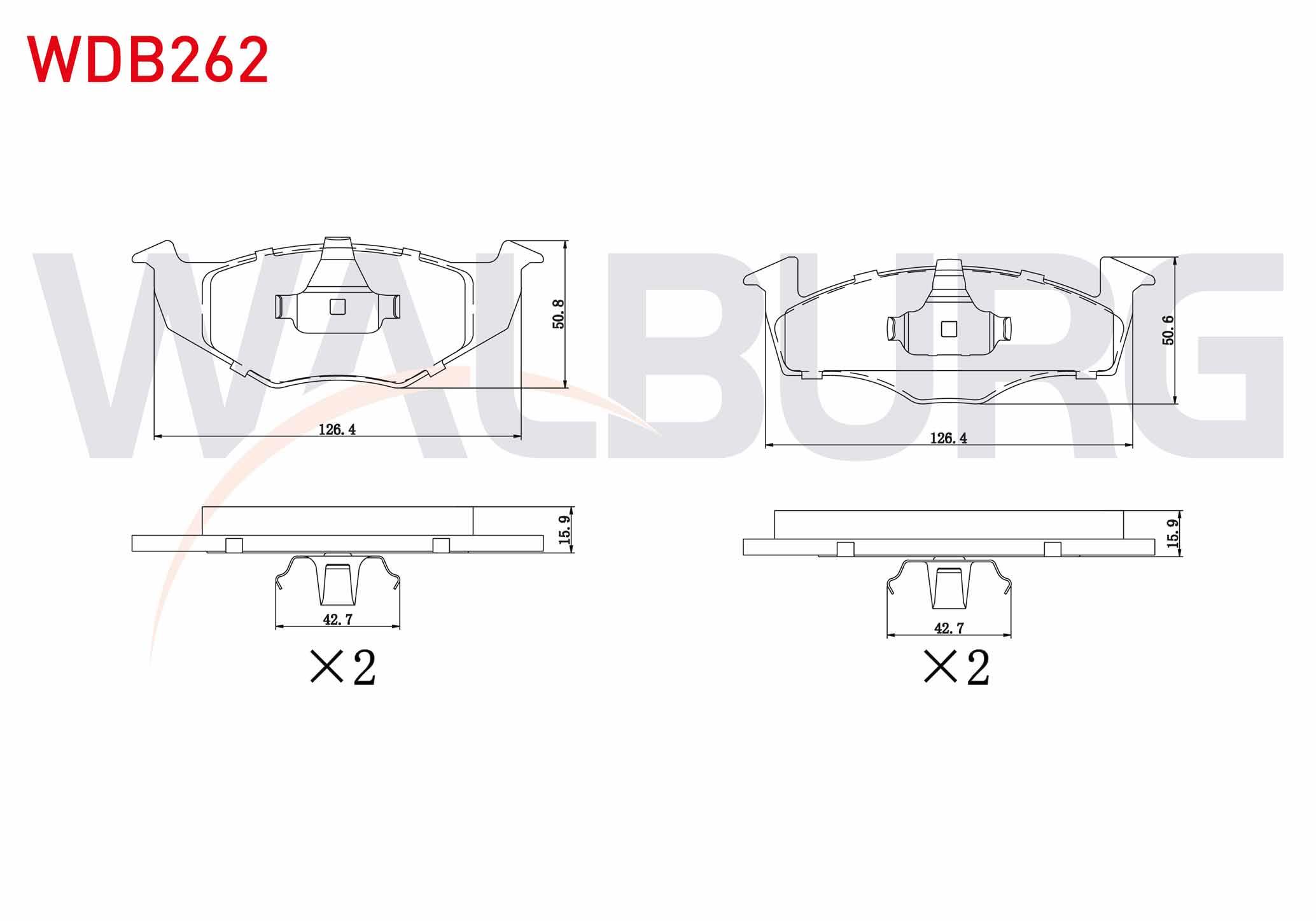 FREN BALATA ON VW POLO 1.4 1994-1999/ 1.4 TDI 1994-1999/ GOLF III 1.4i 1991-1999/ GOLF III 1.6i 1991-1999/ POLO 1.4 1999-2001/ POLO 1.4 TDI 1999-2001/ POLO CLASSIC 1.4 1995-2001