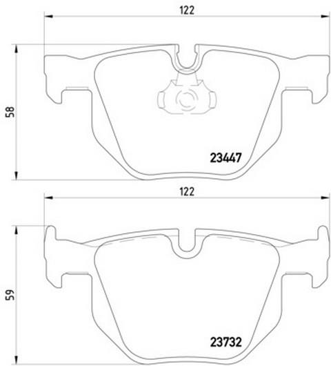 FREN BALATASI ARKA  E70-71/F15