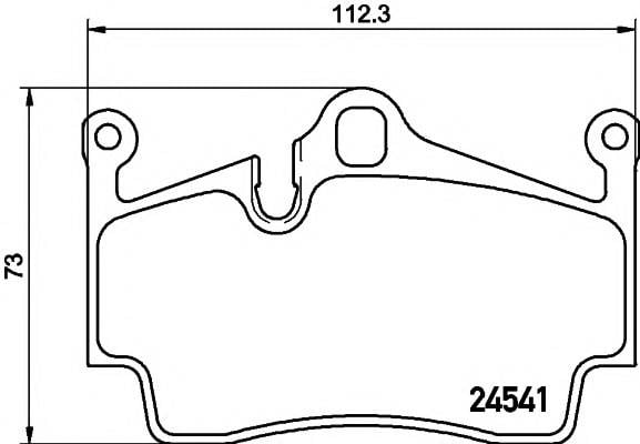 FREN BALATASI ARKA BOXSTER CAYMAN  2013-