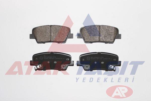 FREN BALATASI ARKA IKAZLI KIA SORENTO II 2.0 2.2 CRDI 2009-2015 / HYUNDAI SANTA FE II 2.0 2.2 CRDI 2006-2012 / SANTA FE III 2.0 2012- / GENESIS 2008-2014 / SSANGYONG MUSSO GRAND 2.2 2018-