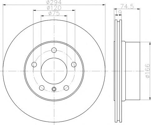 FREN DİSK AYNASI ARKA  E85