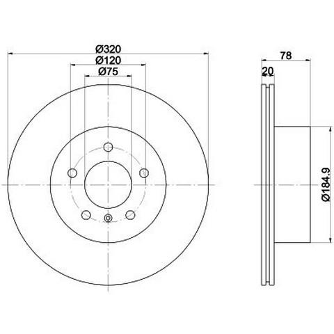 FREN DİSK AYNASI ARKA F15-16 E70-71