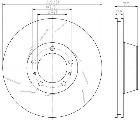 FREN DİSK AYNASI ARKA SOL  PANAMERA