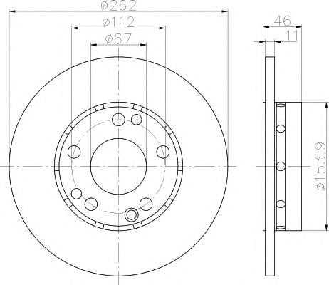 FREN DİSK AYNASI ÖN  201
