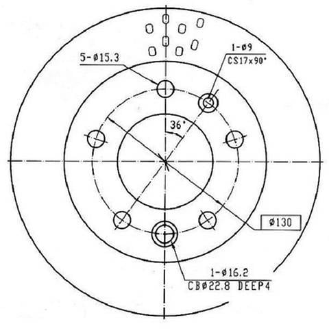 FREN DİSKİ ÖN LT35-SPRİNTER 96-06 07517-FCR228A-DF2790 A9014210312 A9024210312 A9024210412 A9024210612 2D0615301A 2D0615301B 2D0615301C 2D0615301D