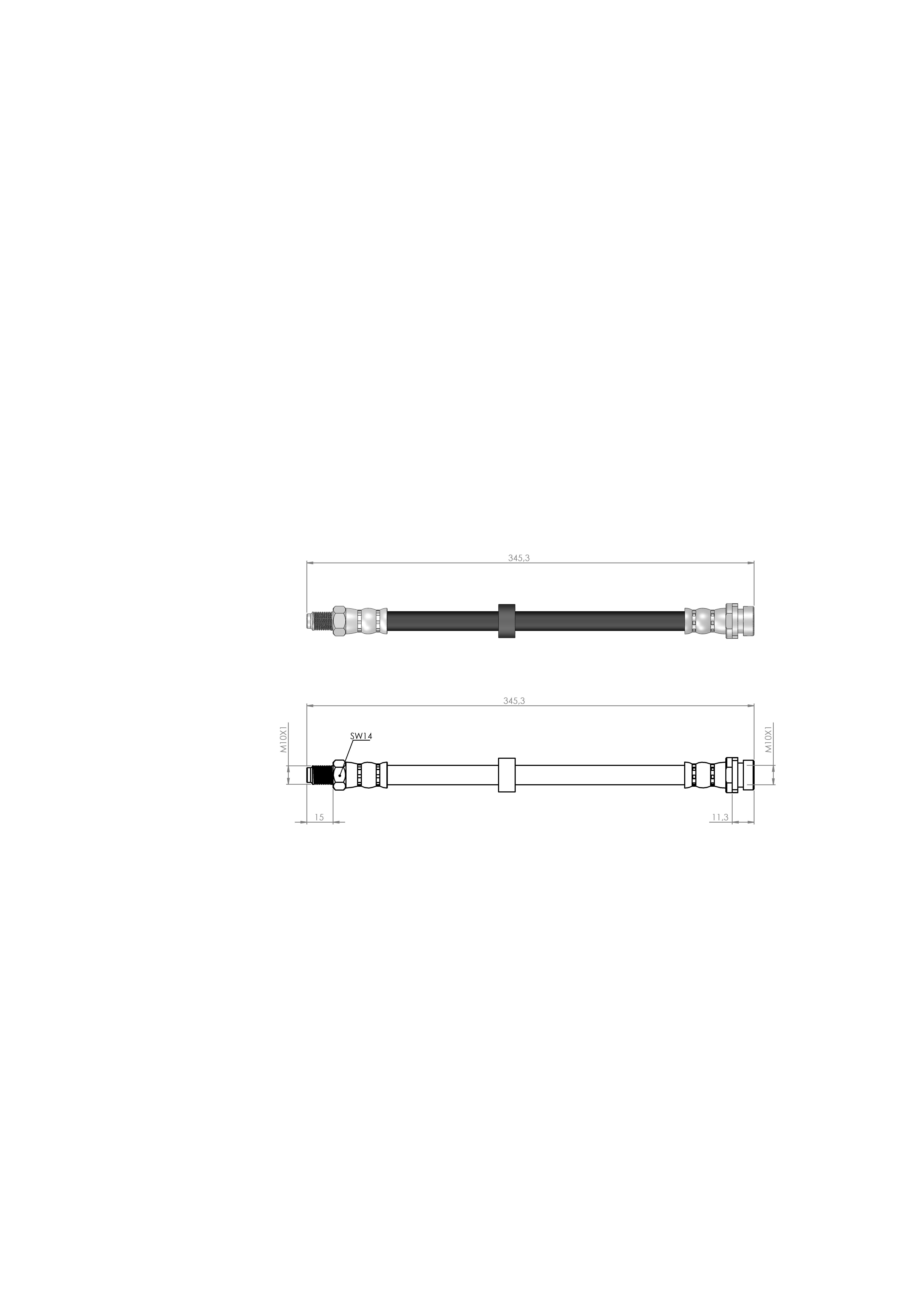 FREN HORTUMU ARKA CONNECT  DISK 02 - 13 7T162282CA - 1473214 - 4510813
