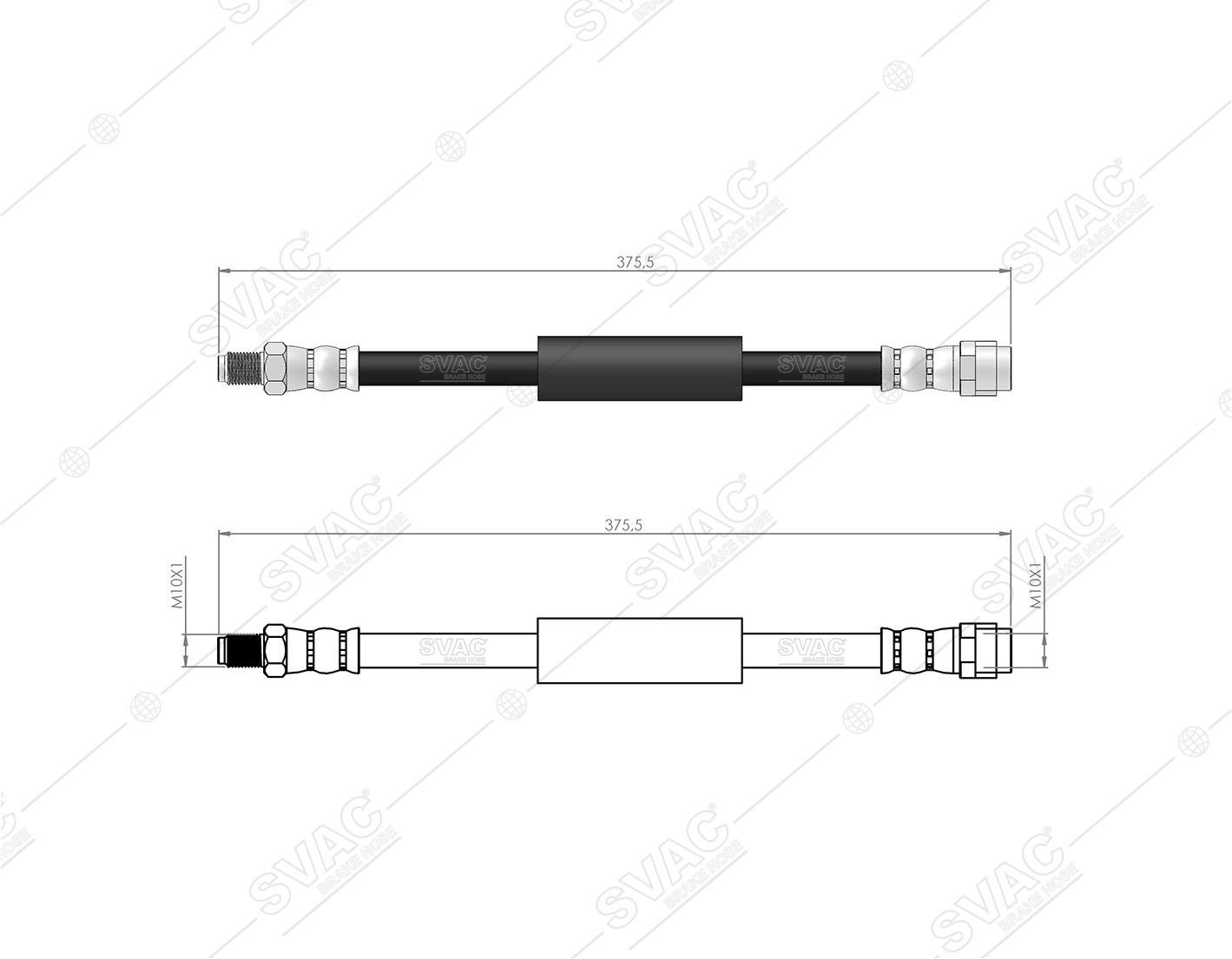 FREN HORTUMU ARKA MERC. E SERIE W212-S212-C218 2009/-A2124200448