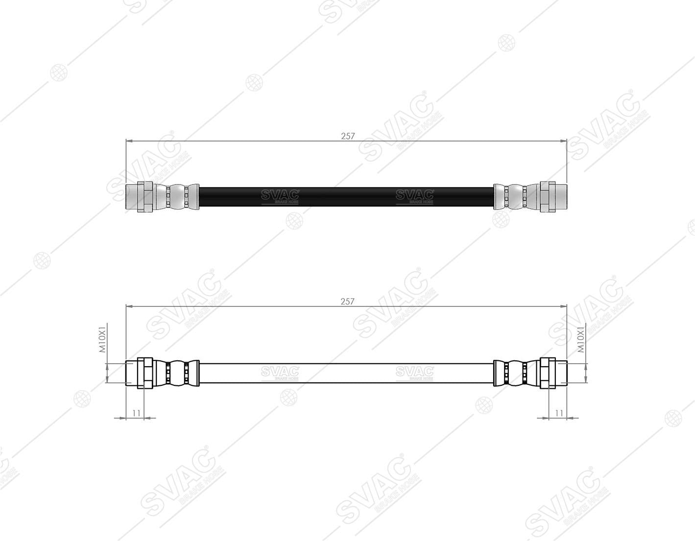 FREN HORTUMU ARKA MERCEDES SPRINTER LT 35 96-06 9044280435 - A 9044280435