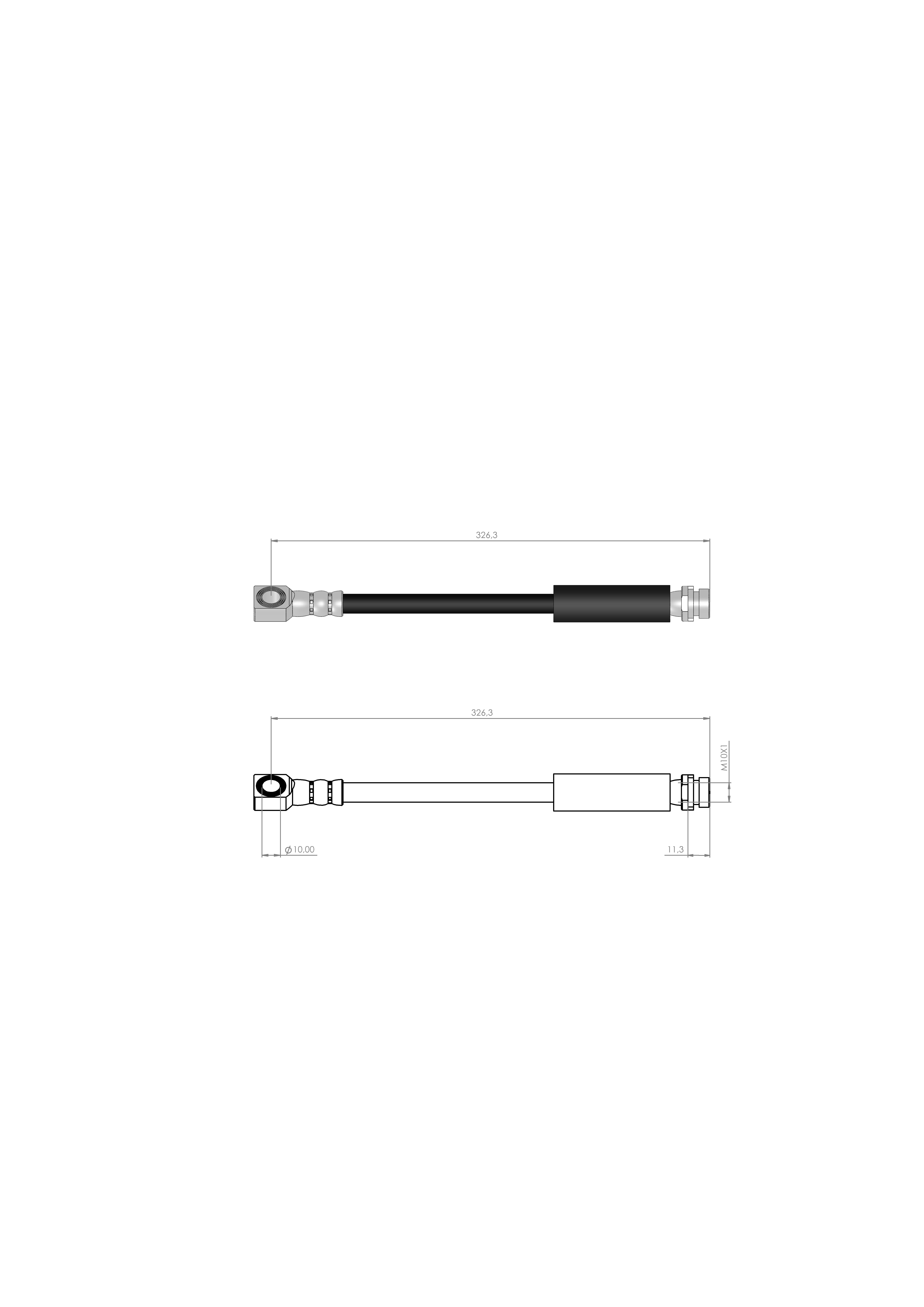 FREN HORTUMU ARKA MONDEO I - MONDEO II  (BNP)  DİSK 93-00 93BB2282DD