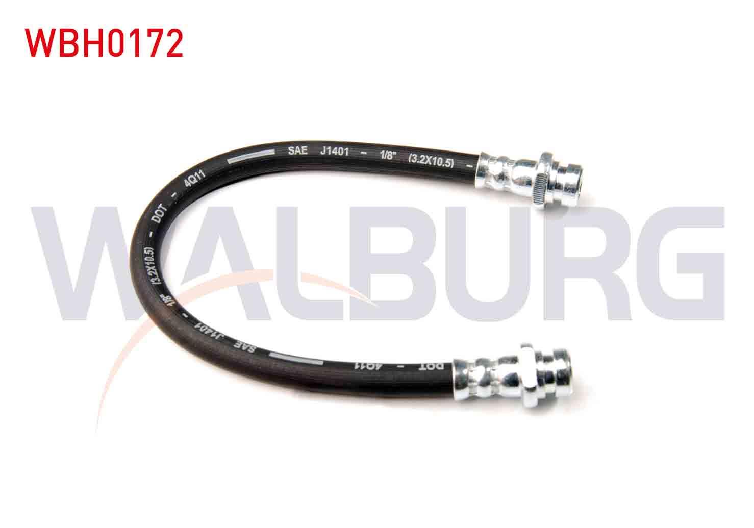 FREN HORTUMU ARKA SOL-SAG 260mm MAZDA 323 IV (BG) 1989-1994