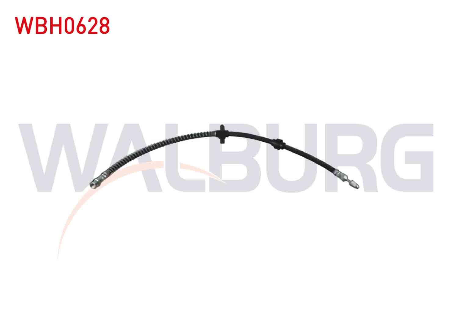 FREN HORTUMU ARKA SOL-SAG 580mm PEUGEOT 407 (6D) 2004-2011