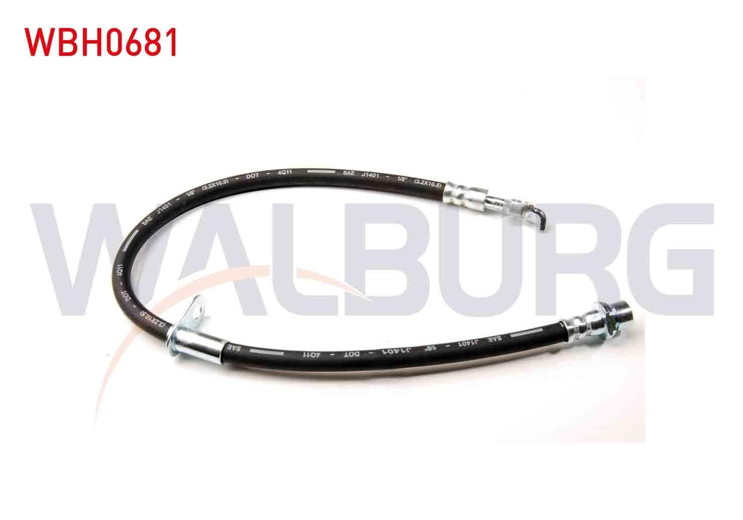 FREN HORTUMU ON SOL-SAG 490mm CITROEN C1 II (PA_, PS_) 2014-