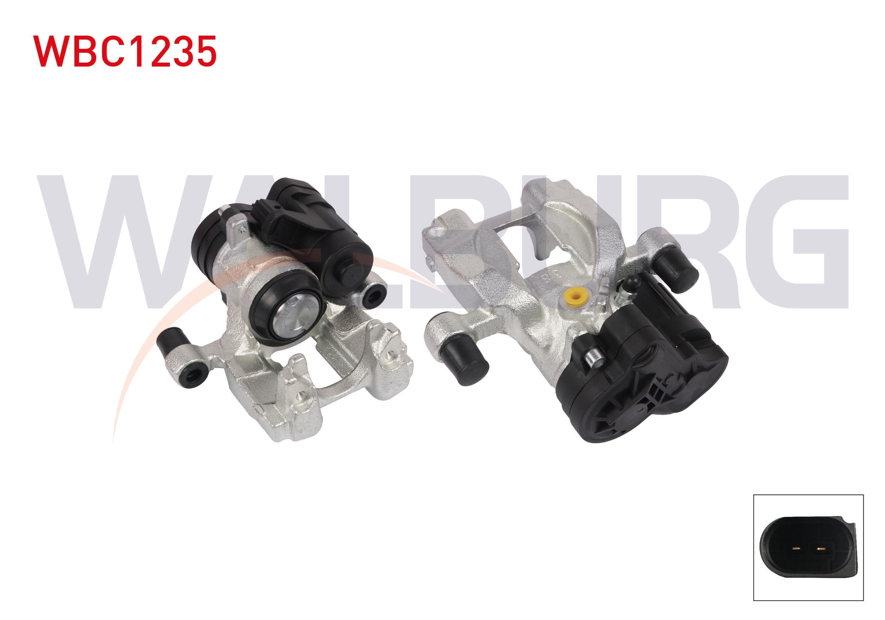 FREN KALIPER ELEKTRONIK SAG ARKA PISTON 38mm DISK 300mm AUDI A3 2012-/A3 CABRIO 2016- / A3 SPORTBACK 2012-/ GOLF VII 2012-
