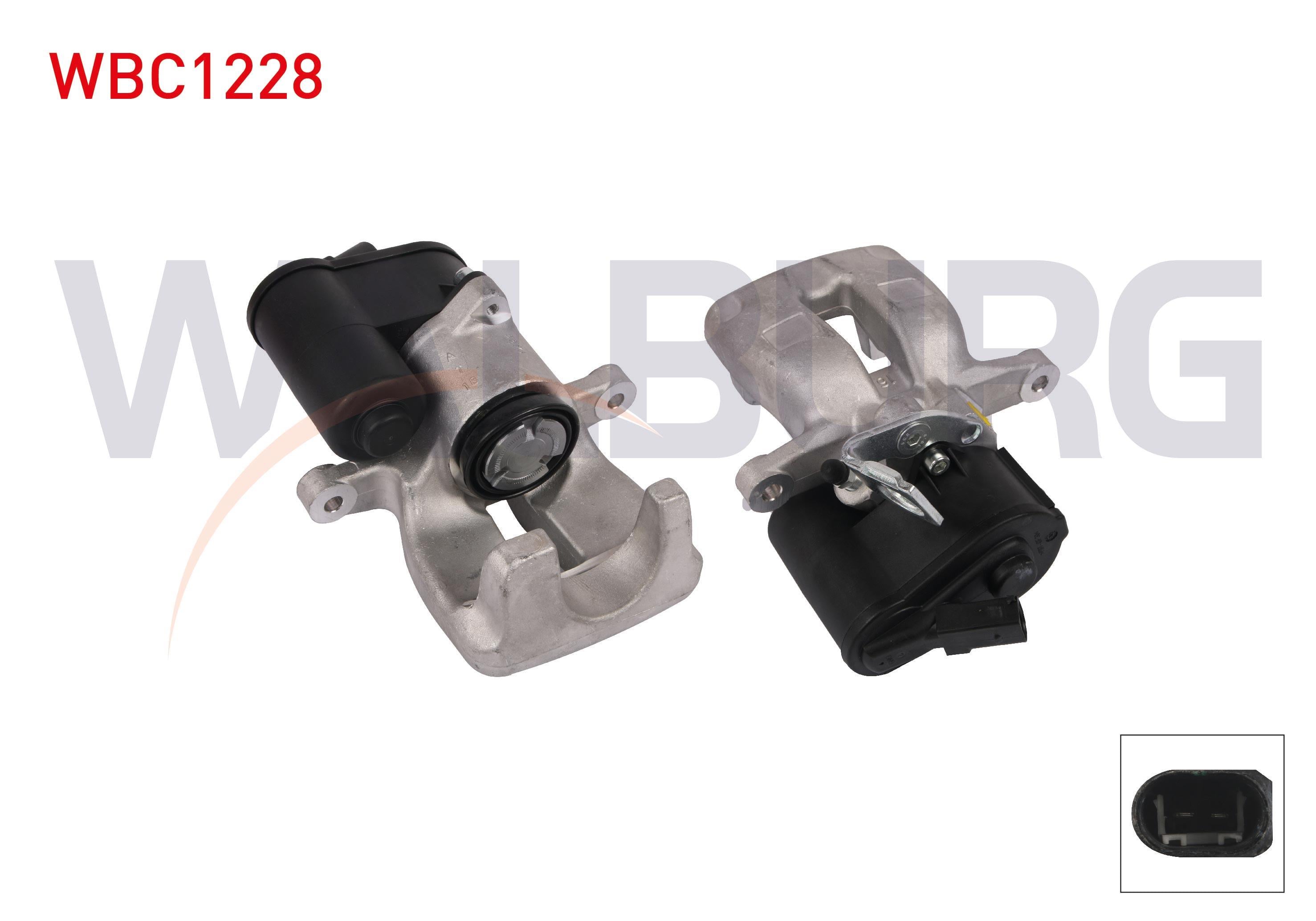 FREN KALIPER ELEKTRONIK SOL ARKA PISTON 38mm DISK 282mm VW PASSAT 2005-2012