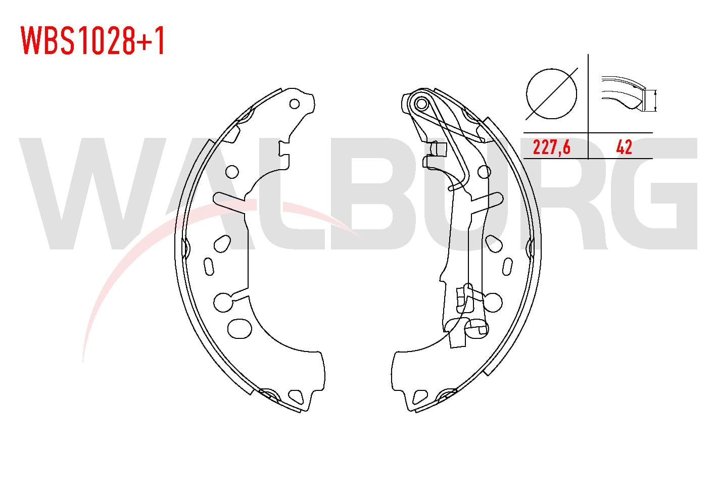 FREN PABUC BALATA ARKA +1mm DAHA KALIN FIAT LINEA (323) 1.3 MJT LEVYELI 227,6X42 mm 2007-/ GRANDE PUNTO 1.3 MJT 2005-2012/CORSA D 1.3 CDTI 2006-2014/CORSA E 1.4 2014-