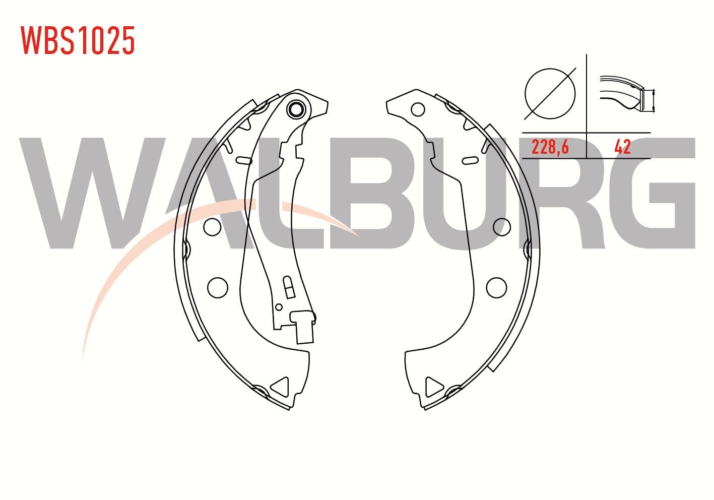 FREN PABUC BALATA ARKA FIAT ALBEA 1.3 MJT LEVYELI 228,6X42 mm 2003-2007
