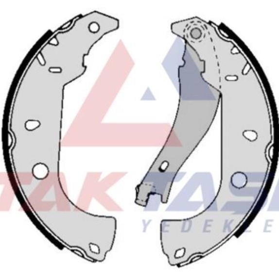 FREN PABUC BALATA ARKA FIAT TEMPRA SW 1.6i LEVYELI 228,6X42 mm 1992-1999/FIAT TEMPRA 2.0i 1992-1999