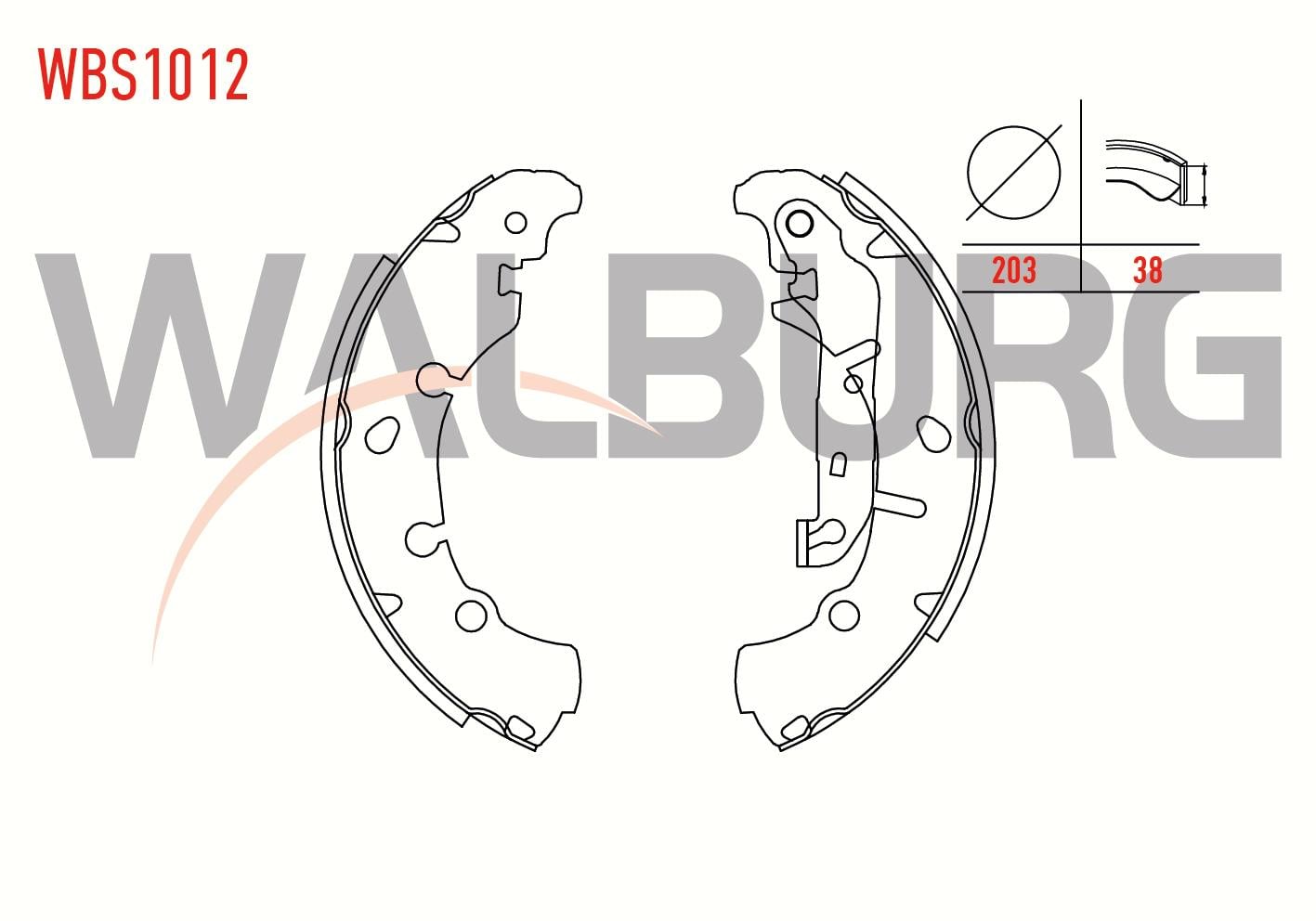 FREN PABUC BALATA ARKA FIESTA V 1.4 TDCI LEVYELI 203X38 mm 2001-2008/FIESTA V 1.4i - 1.25i - 1.3 16v 2001-2008/FIESTA V 1.6 TDCI 2001-2008/FUSION 1.6 TDCI 2002-2010/KA 1.3 1996-2008