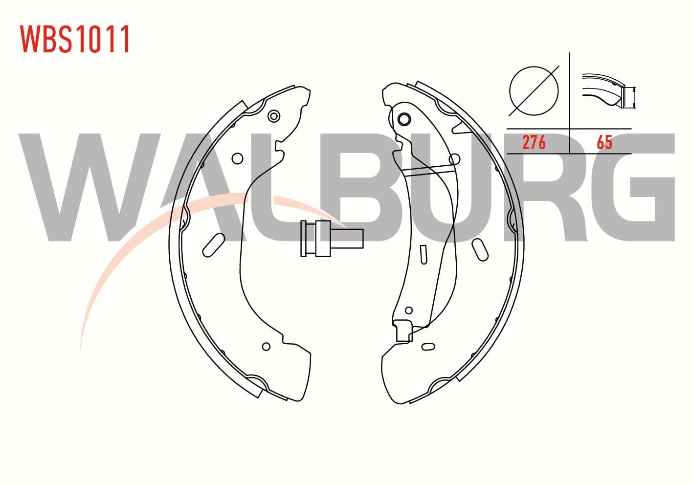 FREN PABUC BALATA ARKA FORD TRANSIT (FA_ _) 2.0 DI V184 16 JANT ARKADAN ITISLI LEVYELI 276X65 mm 2000-2006/TRANSIT 2.0 TDCI 2000-2006/TRANSIT 2.3 16v 2000-2006/TRANSIT 2.4 DI 2000-2006
