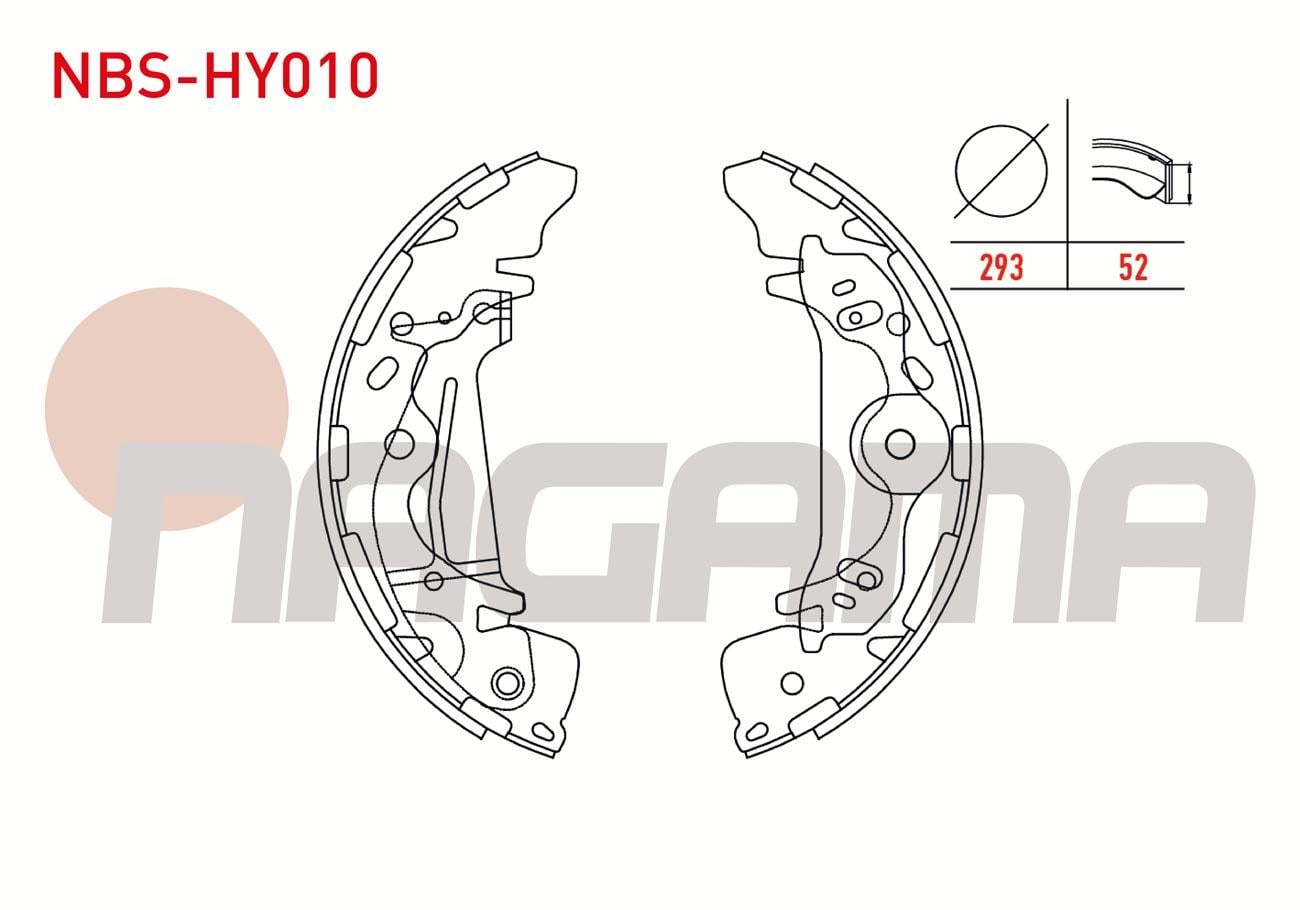 FREN PABUC BALATA ARKA LEVYELI 293X52mm HYUNDAI STAREX 2.4i - 2.5 TD - 2.5 CRDI 1997-2007/ H1 2.5 CRDI 2008-