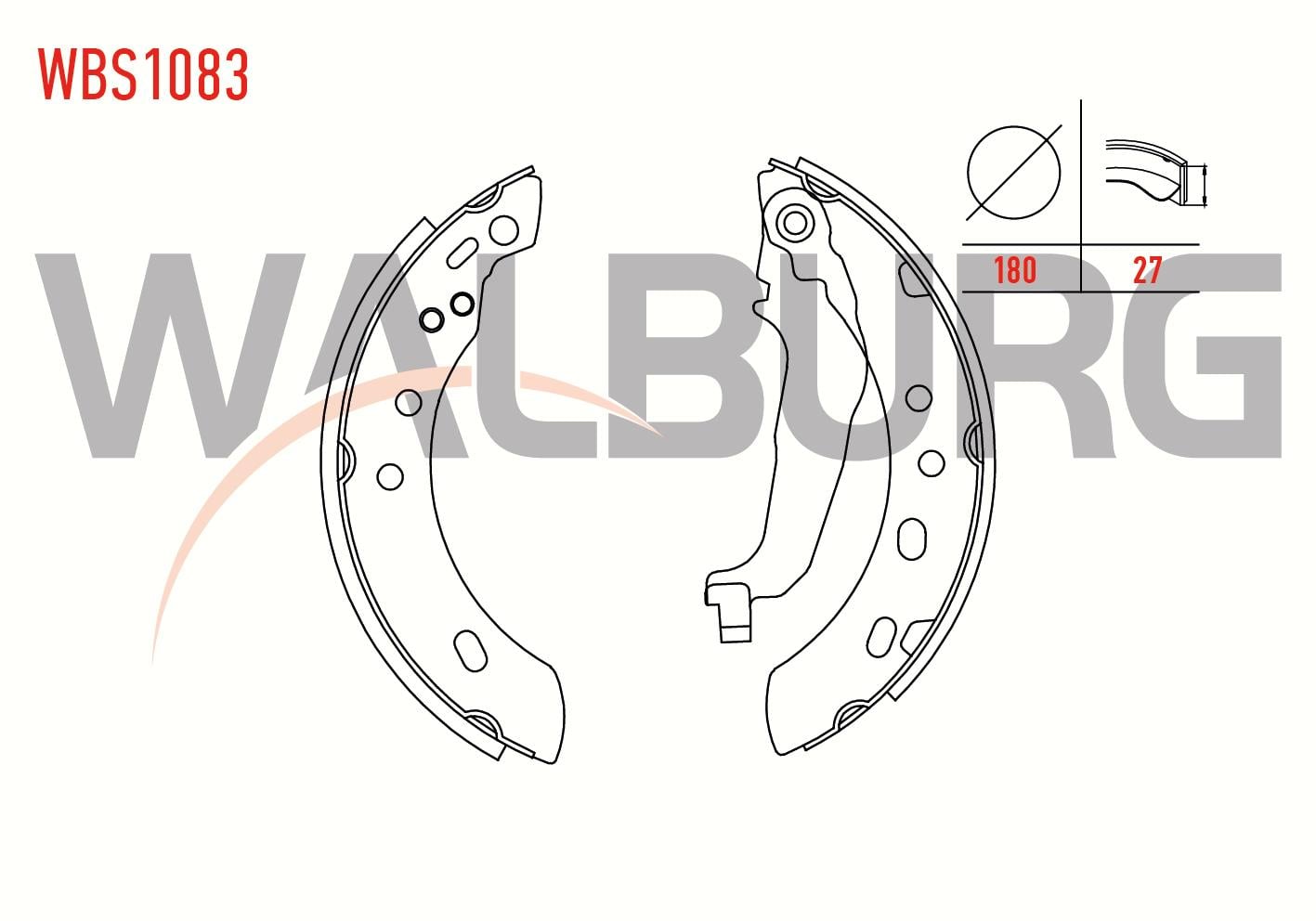 FREN PABUC BALATA ARKA NISSAN MICRA (K11) 1.3i 16v LEVYELI 180X27 mm 1992-2003/NISSAN MICRA (K11) 1.4i 16v 1992-2003/NISSAN MICRA (K11) 1.5 D 1992-2003/NISSAN MICRA (K11) 1.0i 16v 1992-2003