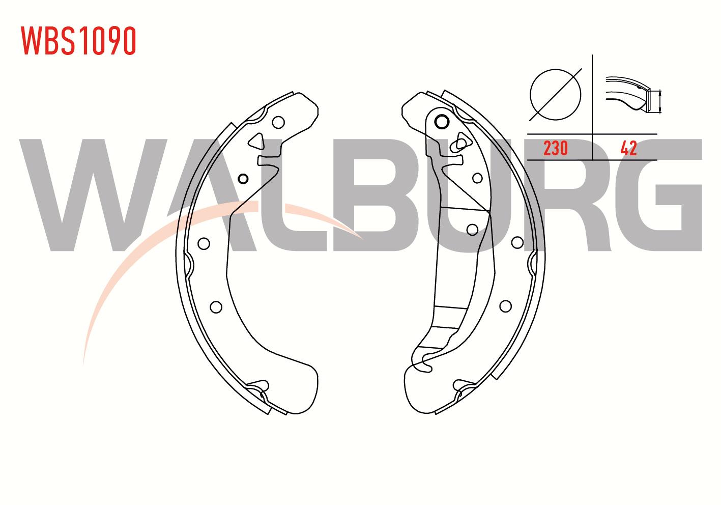 FREN PABUC BALATA ARKA OPEL ASTRA G (F69) 1.2 16v LEVYELI 230X42 mm 1998-2005/ASTRA G 1.6 16v- 1998-2005/ASTRA G 1.7 DTI- 1998-2005/ASTRA H 1.3 CDTI- 2004-2010/ASTRA H 1.6i 2004-2010