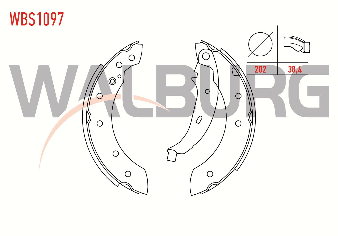 FREN PABUC BALATA ARKA RENAULT THALIA 1.5 DCI LEVYELI 202X38,4 mm 1998-2008/LAGUNA I 2.0i 1993-2001/SYMBOL II 1.5 DCI- 2008-2012/206 1.4 HDI- 1998-2006/CLIO II 1.5 DCI- 1998-2005