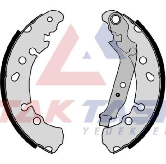 FREN PABUC BALATA ARKA TOYOTA YARIS (P9) 1.3 VVT-I LEVYELI 203X40 mm 2006-2010/TOYOTA YARIS (P9) 1.4 D4D 2006-2010/TOYOTA YARIS (P9) 1.33 VVTI 2006-2010