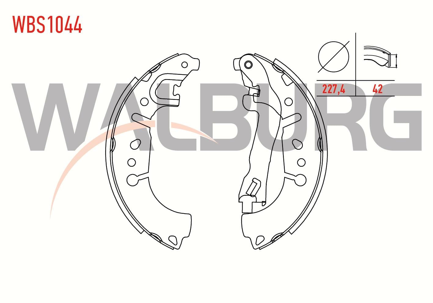 FREN PAPUC BALATA ARKA FIAT EGEA 1.3 MJT LEVYELI 227,4X42 mm 2015-/FIAT 500L 1.6 MJT 2012-/FIAT 500L 1.3 MJT 2012-/FIAT 500L 0.9 2012-/FIAT 500L 1.4 2012-