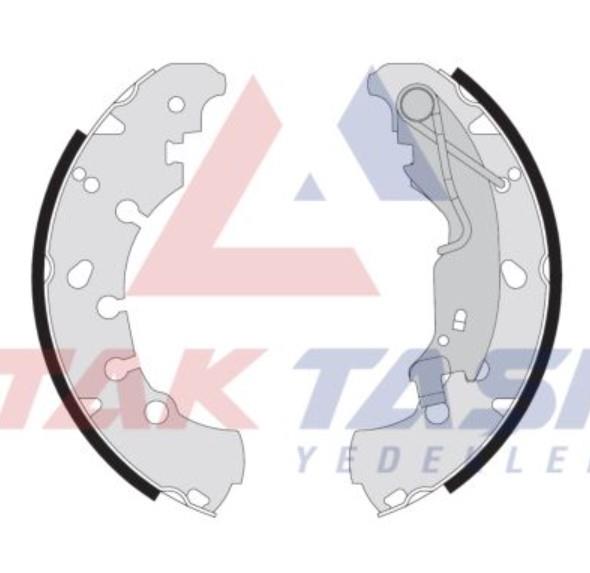 FREN PAPUC BALATA ARKA FIAT GRANDE PUNTO (199) 1.2 MPI LEVYELI 203X38 mm 2005-2012/OPEL CORSA D 1.0 2006-2014/OPEL CORSA D 1.2 2006-2014