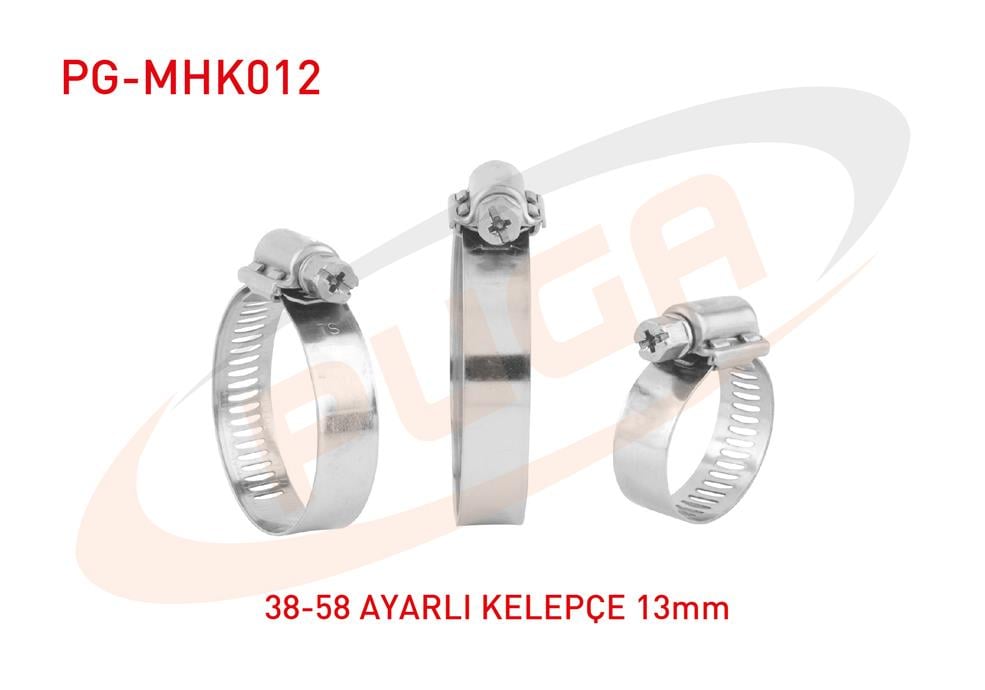 HORTUM KELEPCESI AYARLI 38-58 / 13mm